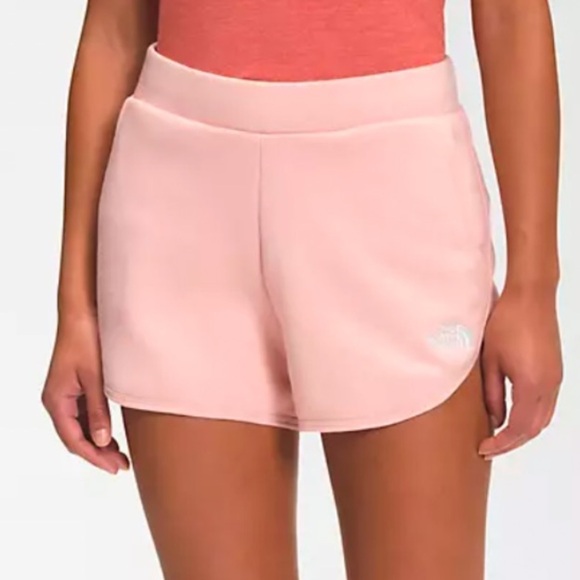 (NWT) The North Face Women's Simple Logo Short in Evening Sand Pink - Picture 1 of 14